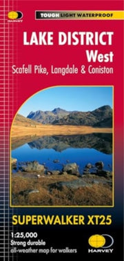 Lake District West Superwalker Xt25 Map