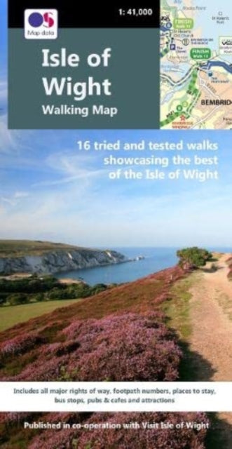Isle Of Wight Walking Map