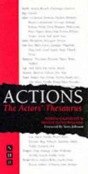 Actions An Actors Thesaurus