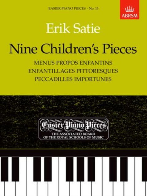 Nine Childrens Pieces Menus Propos Enfan