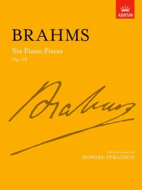 Six Piano Pieces Op 118 Paperback Book