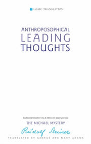 Anthroposophical Leading Thoughts: Anthr