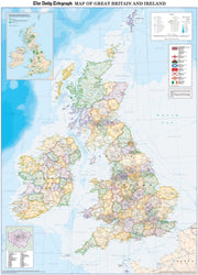 Daily Telegragh Map Of Gb & Ireland