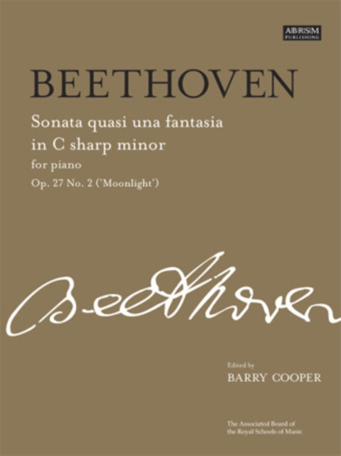Sonata Quasi Una Fantasia In C Sharp Min By Beethoven, Ludwig Va
