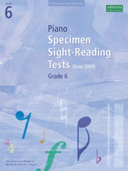 Piano Specimen Sight-reading Tests Gr6