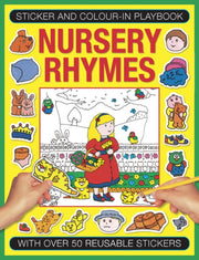 Nursery Rhymes Sticker & Colour In