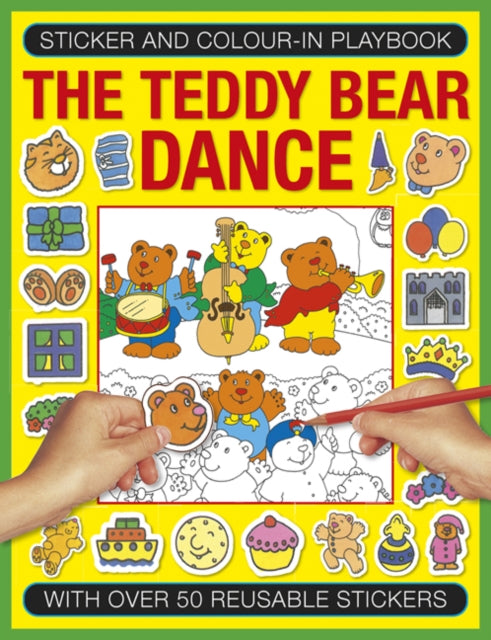 Sticker Colour Teddy Bear Dance