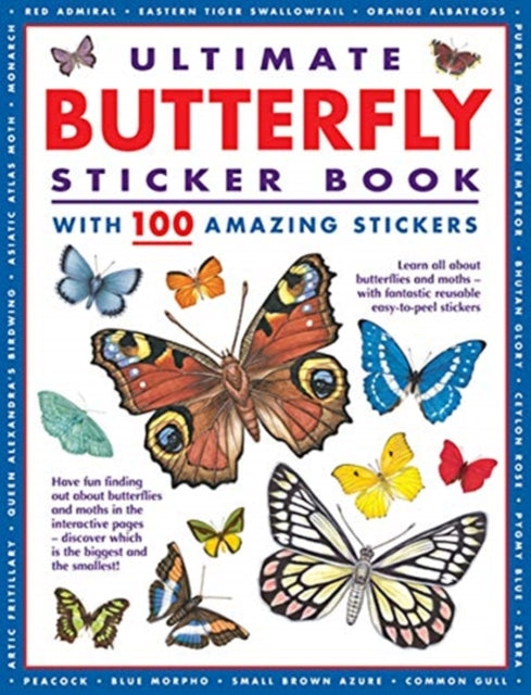 Ultimate Butterfly Sticker Book With 100