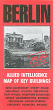 Berlin Allied Intelligence Map 1945