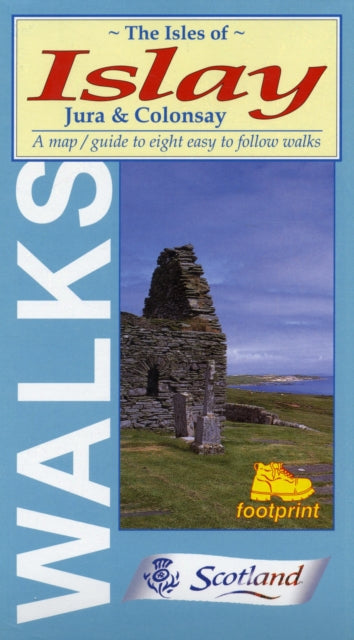 Isles Of Islay Jura & Colonsay Map