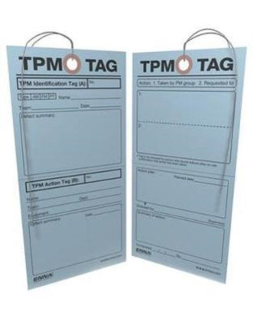 Tpm Blue Tags X100 Pack