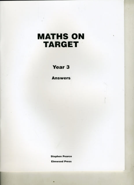 Maths On Target Year 3 Answers