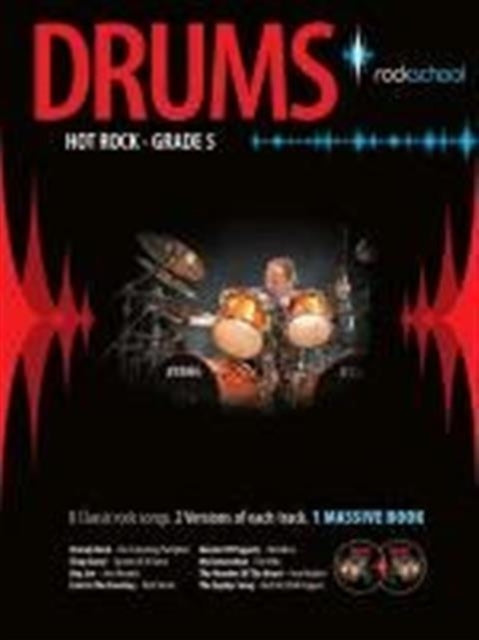 Hot Rock Drums Book/2cds By Rockschool
