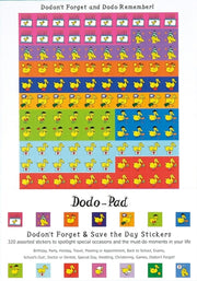 Dodo Pad Dodon't Forget Stickers