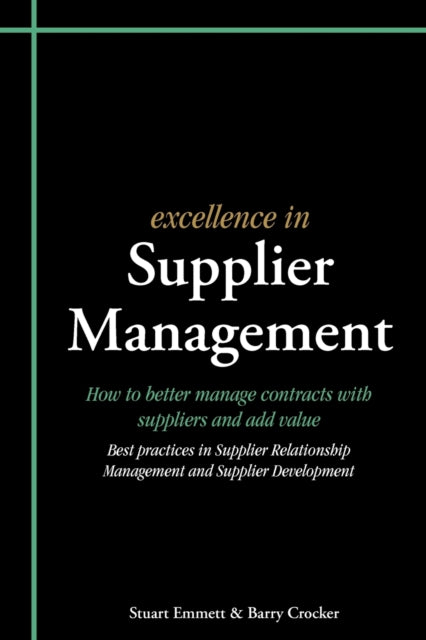 Excellence In Supplier Management