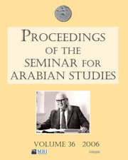 Proceedings Of The Seminar For Arab
