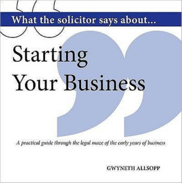 Starting Your Business