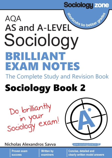 Aqa A-level Sociology Brilliant Exam Not By Savva, Nicholas A,