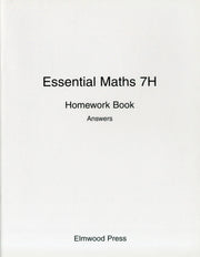 Essential Maths 7h Homework Answer Book