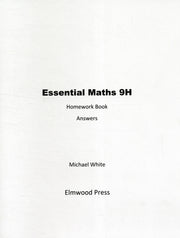 Essential Maths 9h Homework Answer Book