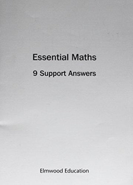 Essential Maths 9 Support