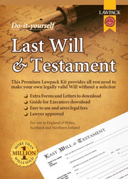 Premium Last Will Testament Diy Kit Vali