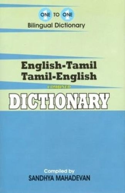 Englishtamil Tamilenglish Onetoone Dicti By Mahadevan, S.