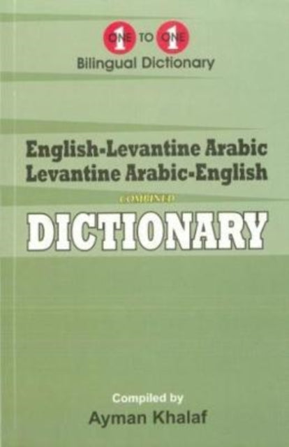 Englishlevantine Arabic Levantine Arabic By Khalaf, A.