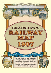 Bradshaw's Railway Folded Map 1907 By Bradshaw,george
