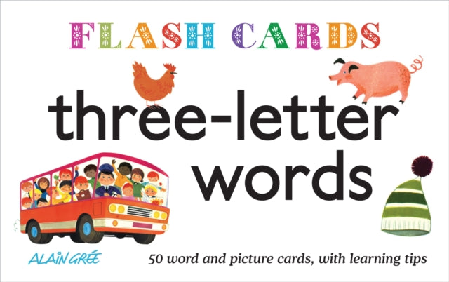 Flash Cards Three Letter Words