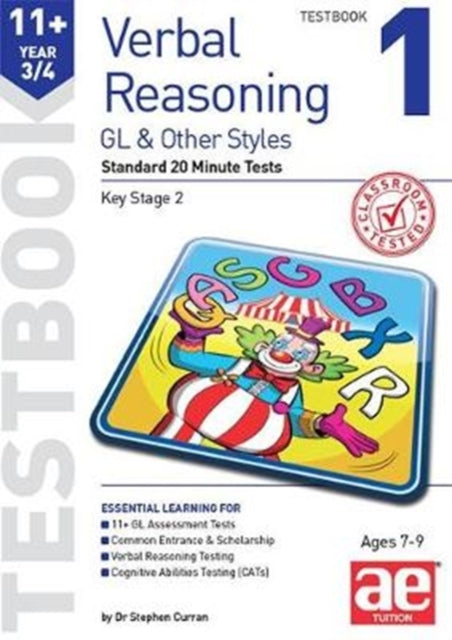 11+ Verbal Reasoning Year 3/4 Testbook 1