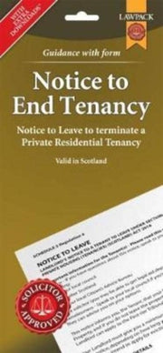 Notice To End Tenancy Scotland Only