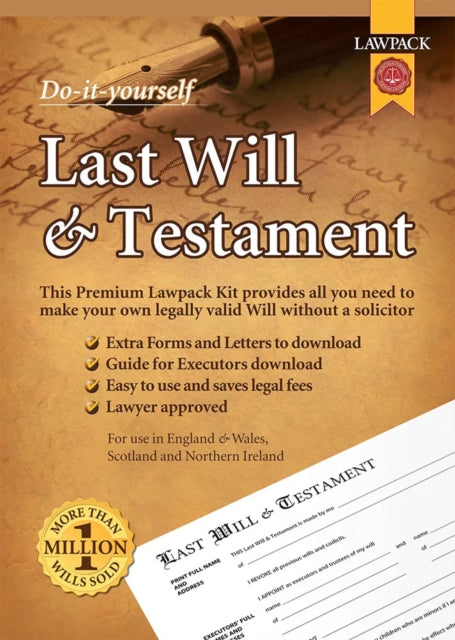 Lawpack Premium Last Will & Testament Ki