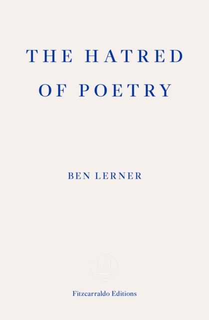 Hatred Of Poetry