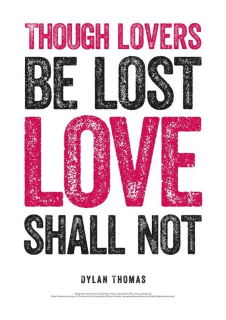 Though Lovers Be Lost Dylan Thomas Poste