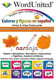 Colours & Shapes In Spanish Write Wipe F