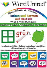Colours & Shapes In German Write Wipe Fl By Colours & Shapes In German Write Wipe Fl