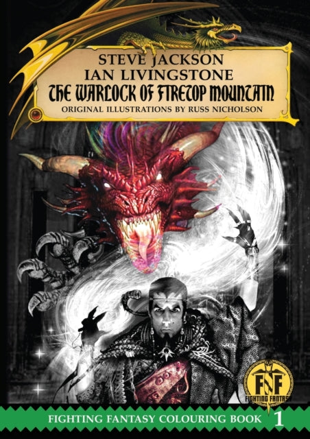 Official Fighting Fantasy Colouring Book By Livingstone, Ian