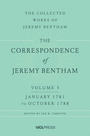 Correspondence Of Jeremy Bentham, Volume By Author Stated, No