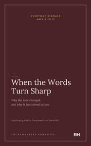 When The Words Turn Sharp By Co., The Regulated H