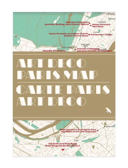 Art Deco Paris Map