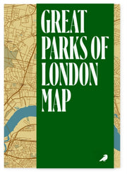Great Parks Of London Map By Blue Crow Media