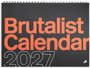 Brutalist Calendar 2027 By Lamberton, Derek