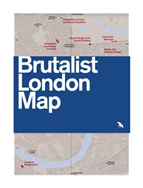 Brutalist London Map: Second Ed.
