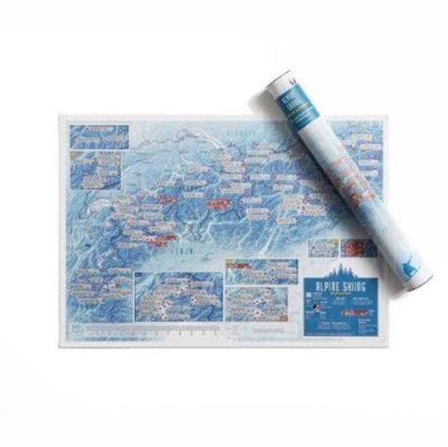 Alpine Skiing Scratch Print