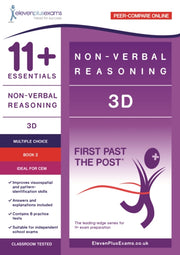 11+ Essentials Non-verbal Reasoning 3d 2
