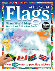 Flags Of The World Poster & Sticker Book By Picthall, Chez