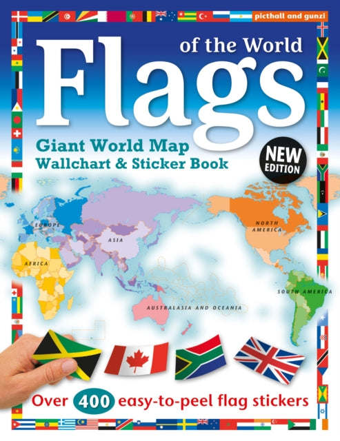 Flags Of The World Poster & Sticker Book By Picthall, Chez