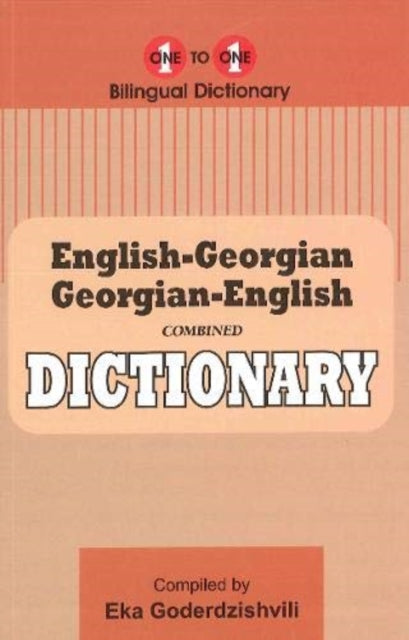 Englishgeorgian Georgianenglish Onetoone By E., Goderdzishvili