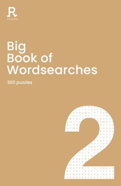 Big Book Of Wordsearches Book 2 By Richardson Puzzles A